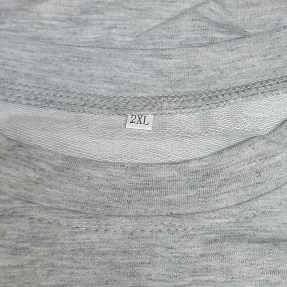 Grey "Peanut Butter" Long Sleeve Graphic Sweatshirt - NWOT - Picture 6 of 7